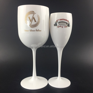 <span class=keywords><strong>Verre</strong></span> à vin blanc en <span class=keywords><strong>plastique</strong></span> <span class=keywords><strong>incassable</strong></span>, personnalisé, pour fête de mariage, pièces - Product Image 3