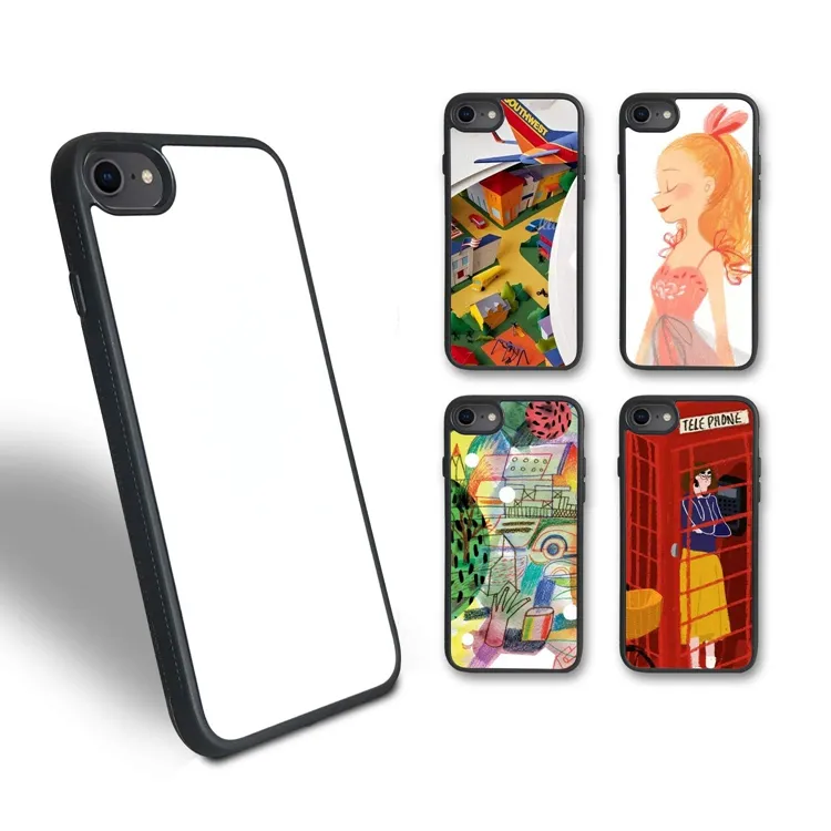 Hoge kwaliteit sublimatie phonecase, voor iphone sublimatie case met insert