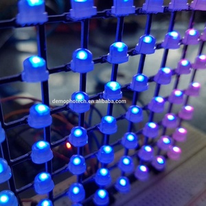 Magie Gérable T1 3/4 5mm RGB LED en Clair/Lentille de Gel avec Intégré WS2811/WS2812 Pilote - Product Image 1