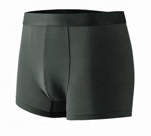 Pabrik Shenzhen Baru Superb Lembut 80S Kain Modal Mikro Celana Boxer Pria Celana Dalam Dasar Pakaian Dalam Grosir dengan Merek Anda Sendiri