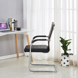 Comercio al por mayor cómoda oficina ejecutiva de cuero asientos <span class=keywords><strong>trabajo</strong></span> entrenamiento <span class=keywords><strong>personal</strong></span> invitado visitante sillas - Product Image 2