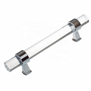 Transparent Acrylic <strong>Crystal</strong> K9 Glass Modern Furniture Handles <strong>Knobs</strong> for Wardrobe Bathroom Hotel Kitchen Cabinets Dressers - Product Image 6