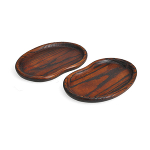 Plato de aperitivos Vintage hecho a mano, de madera de <span class=keywords><strong>Catalpa</strong></span>, con forma de anacardo - Product Image 5