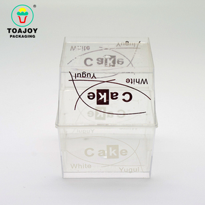 <span class=keywords><strong>De</strong></span> plástico <span class=keywords><strong>de</strong></span> calidad alimentaria pastel individuales postre Copa desechable Plaza postre tazas con tapas - Product Image 3