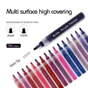 75colors Water Based High Covering Useful Acrylic Paint Marker Pens For Wood Glass Metal