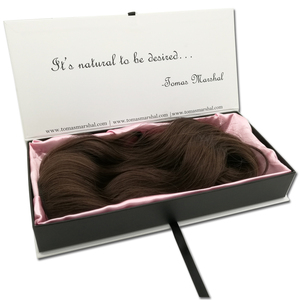 Custom logo luxury hair extension wig packaging box