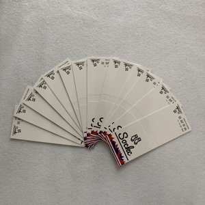 Étiquettes de chaussettes en papier pliables mat, <span class=keywords><strong>carton</strong></span> avec impression personnalisée <span class=keywords><strong>pour</strong></span> vêtements - Product Image 4