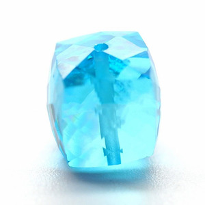 Suelta perlas <span class=keywords><strong>azul</strong></span> piedra <span class=keywords><strong>azul</strong></span> cubo CZ cuentas con completa agujeros - Product Image 5