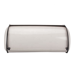 Chất Lượng Cao Giá Rẻ Kim Loại Độc Đáo Góc Lưu Trữ Thực Phẩm Bột Sơn Retro Cổ Điển Nắp Tre Mạ Kẽm Hộp Bánh Mì - Product Image 6