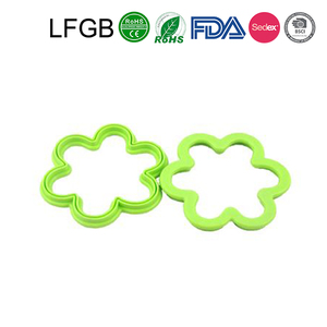 Silicone en forme d'oeuf frit anneau. Meilleur cuisine ustensiles de cuisine. Egg outil moule - Product Image 1