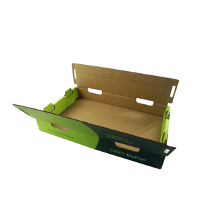 Boîte d'emballage de fruits frais <span class=keywords><strong>Dragon</strong></span>, 10 pièces, en papier ondulé, articles d'emballage auto-évibrants, Recyclable, Jielong tasses CN;SHG - Product Image 4
