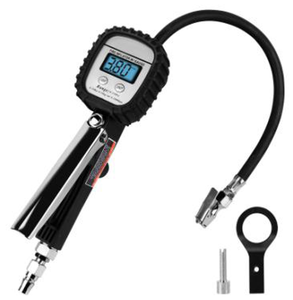 Máy Bơm Lốp Xe Kỹ Thuật Số Với Đồng Hồ Đo Áp Suất Cho Xe Máy Màn Hình <span class=keywords><strong>LCD</strong></span> OEM Welcome - Product Image 1