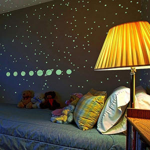 Schlafzimmer Wohnzimmer Decor Home Aufkleber Glow In The Dark 3D Sterne Wand Aufkleber - Product Image 2