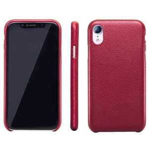 Bovini di lusso sottile reale rosso in pelle antiurto mobile del telefono della copertura posteriore di caso per il <span class=keywords><strong>iphone</strong></span> <span class=keywords><strong>XR</strong></span> - Product Image 2
