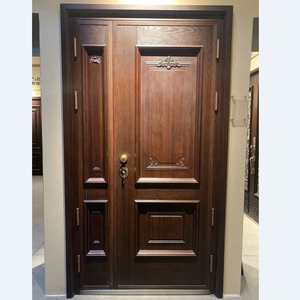 Puerta de entrada delantera de acero para Exterior, puerta de seguridad para casa, nuevo modelo barato, <span class=keywords><strong>2022</strong></span> - Product Image 6