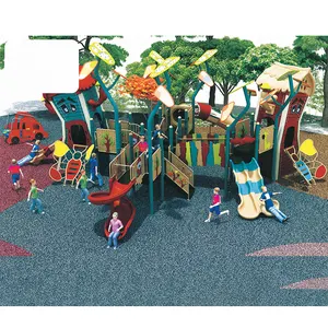 Outdoor Children Playground Jungle Adventure Outdoor Children Amusement Park Equipment Playground Tree Amusement Park