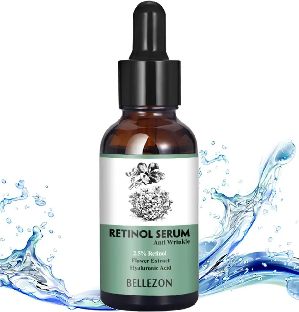 Private Label Gezicht Serum Huidverzorging Verwijderen Donkere Vlekken Anti Rimpel Retinol Serum Voor Gezicht