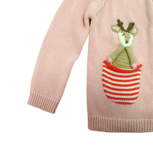 Acogedor punto usando abrigos de bebé ganchillo diseño suéter Cardigan chaqueta de niña - Product Image 4