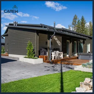 Không Thấm Nước Tùy Chỉnh Log Cabin Nhà Gỗ Đúc Sẵn Với Chứng Nhận EU/Tiêu Chuẩn EN/Úc (NZ) Tiêu Chuẩn