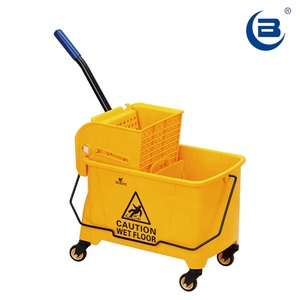 Günstige <span class=keywords><strong>20L</strong></span> gelbe Kunststoff Mop Wringer Eimer UP-060 für Club - Product Image 3