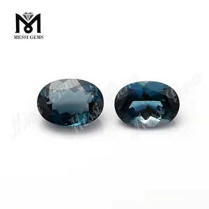 Natural Oval Cut London Blue Topaz Gems Lot Price Per Carat