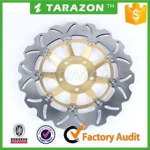 China CNC machined front floating brake disc for <span class=keywords><strong>Suzuki</strong></span> GS F 500CC - Product Image 2