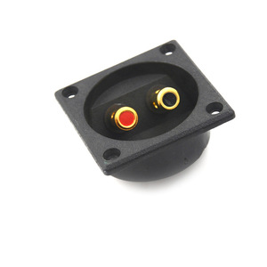 Terminal de caja de altavoz estéreo para coche, Conector de copa de resorte redondo, Conector de Subwoofer, gran oferta - Product Image 1