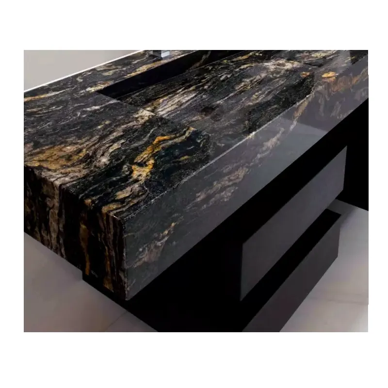 Black Brazil Granitplatten, Cosmic Black Granite Platte