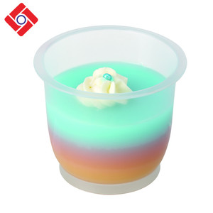 Personalizado desechable redonda translúcida embalaje de plástico congelado Mousse jalea tazas - Product Image 2