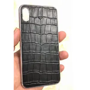 Backplane Kulit Buaya Asli untuk IPhoneX