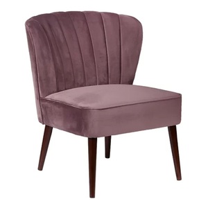 Living Room Fabric Velvet Upholstered <strong>Slipper</strong> Sofa <strong>Chair</strong>