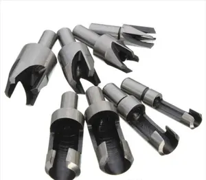 Thép Carbon Cắm Cutter/Gỗ Dowel Maker 8 Bit Set Tiêu Chuẩn & Bốn Răng Loại Overvalue Dụng Cụ Cầm Tay