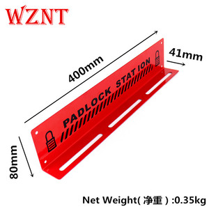 Trạm khóa an toàn bằng thép NT-PL03 với 15 ổ khóa màu đỏ OSHA mở khóa cách cho Thủ Tục Loto và khóa thẻ ra - Product Image 4