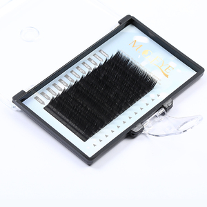 Venta al por mayor en china de <span class=keywords><strong>rizo</strong></span> premium propia marca de seda extensiones de pestañas - Product Image 1
