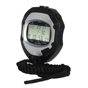 Cronómetro Electrónico de Mano Multi-Pista, Mini Temporizador Impermeable con Alarma, Alta Precisión de 1/100 Segundos, Temporizador Dual, 100 Memorias - Product Image 2