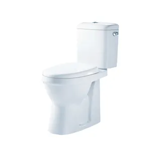 American Standard Mainstream White WaterSense Round Chair Height 2-Piece Toilet 12-in Rough-In Size