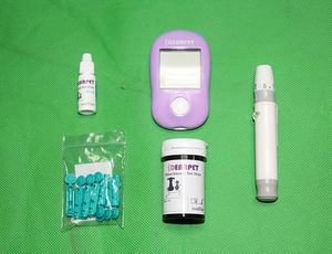 Pas cher prix vétérinaire Pour Animaux de Compagnie de glycémie MSLGC18 avec bandelettes de test - Product Image 4