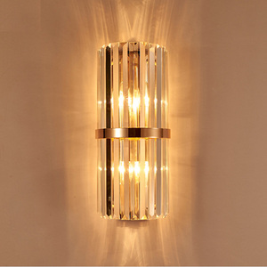 Lámpara colgante de pared de cristal plateado de lujo para decoración de <span class=keywords><strong>hotel</strong></span> - Product Image 4