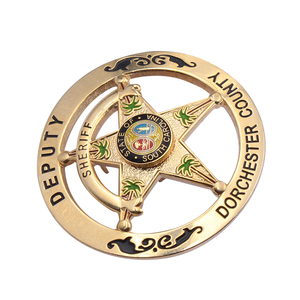 Nhà Cung Cấp chuyên nghiệp Cá Nhân Bán Buôn Cảnh Sát Trưởng Huy Hiệu Ngôi Sao - Product Image 3