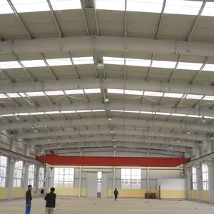 Structure Frame Building Warehouse Prefabricated Steel China Structured Light Sensor Camera Recyclable Top Wall Beam 2 Years