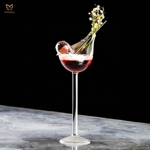 Yenilik şampanya kadeh cam kuş şekli kokteyl cam Mimosas kanlı - Product Image 4