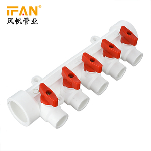 IFAN中国パイプメーカーPPRパイプと継手めねじPPRプラスチックマニホールド2-8way - Product Image 2