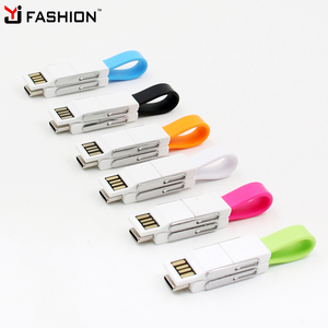 Cable de cargador USB 4 en 1 OTG llavero Cable de datos para IOS para USB-C y para teléfonos inteligentes Android - Product Image 5