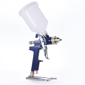 <span class=keywords><strong>Pistola</strong></span> <span class=keywords><strong>de</strong></span> Pintura Neumática HVLP <span class=keywords><strong>de</strong></span> Aluminio Azul con Alimentación por Gravedad, <span class=keywords><strong>de</strong></span> Alta Calidad y al <span class=keywords><strong>Mejor</strong></span> Precio, con Vaso <span class=keywords><strong>de</strong></span> Plástico <span class=keywords><strong>de</strong></span> 600 ml, 15cfm, H-827P para Automóviles - Product Image 1