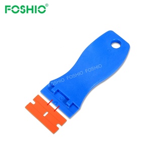 Có thể thay đổi Blade Phong Cách Cầm Tay Cửa Sổ Scraper Keo Kẹo Cao Su Cleaner Scraper Nhựa - Product Image 3