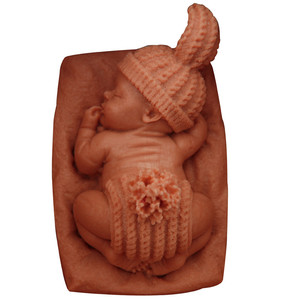 Stampo da forno per bambini a forma di sonno 3D torta stampo in Silicone fondente - Product Image 3