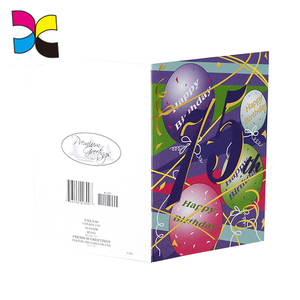 Moda lindo propio diseño personalizado de alta calidad tamaño personalizado hermoso gracias tarjeta, tarjeta de cumpleaños - Product Image 1