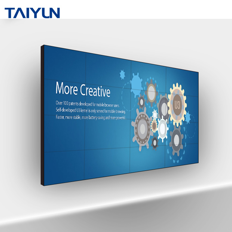 Заводская цена 46 дюймов настенное крепление ультра узкий ободок 3*3 сделал ЖК дисплей видео настенный дисплей