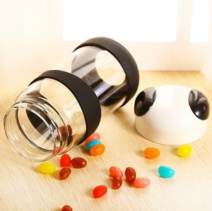 <span class=keywords><strong>Panda</strong></span> forma vidrio beber agua embotellada botella 300 ml botellas - Product Image 2