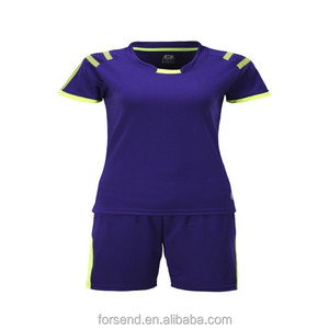 Wholesale woman quick fit blank training sports uniform clothing print red football jerseys - Product Image 2